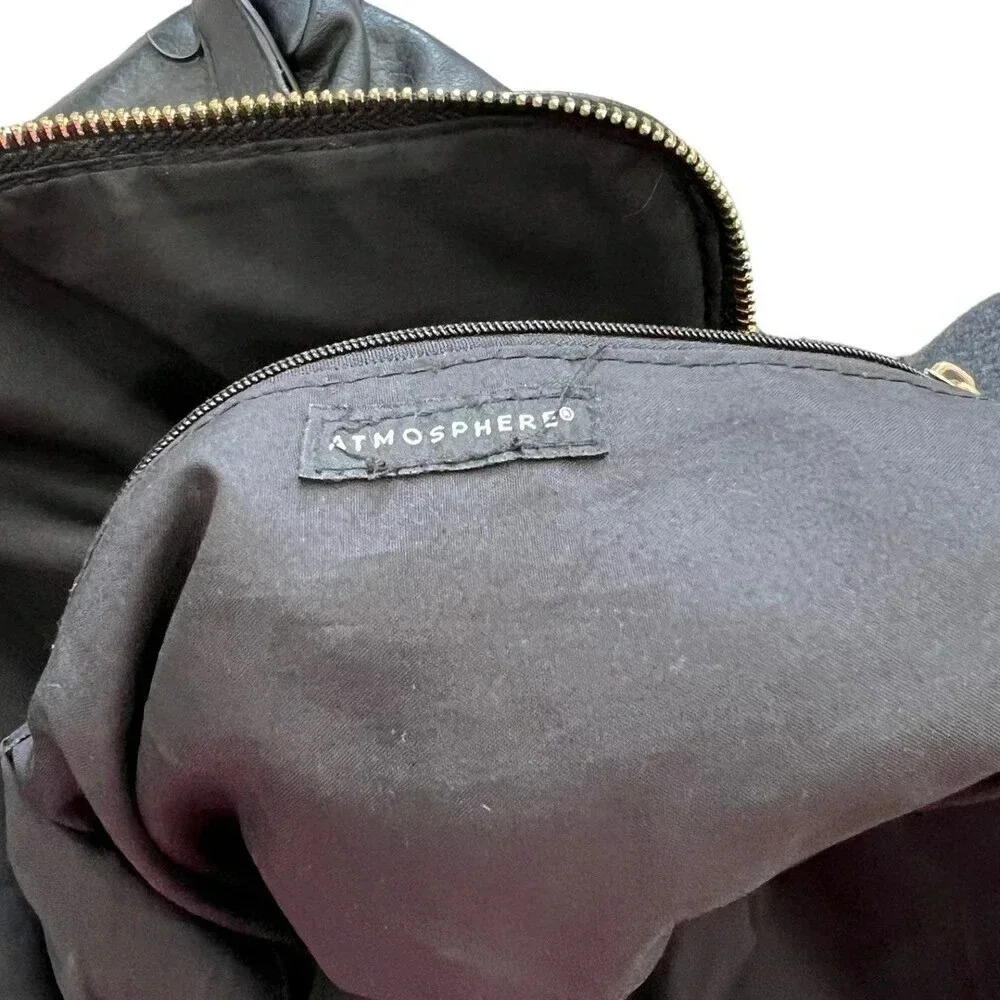 Atmosphere Black PVC Backpack - Picture 11 of 12